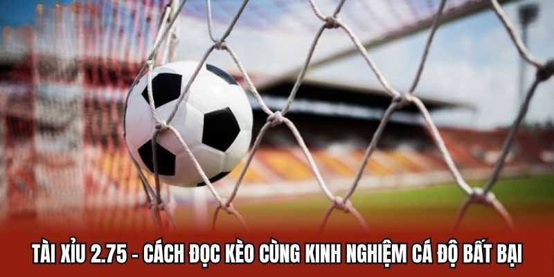 Tìm hiểu khái niệm kèo Tài Xỉu 2.75